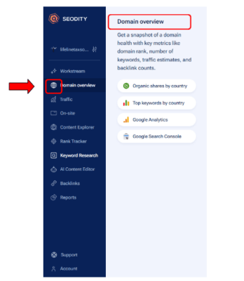 Seodity Domain Overview