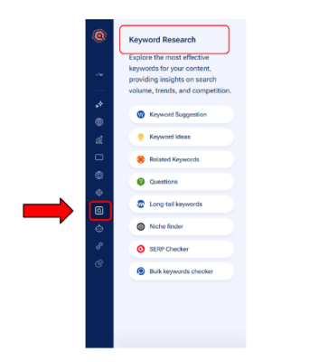 Seodity Keyword Research