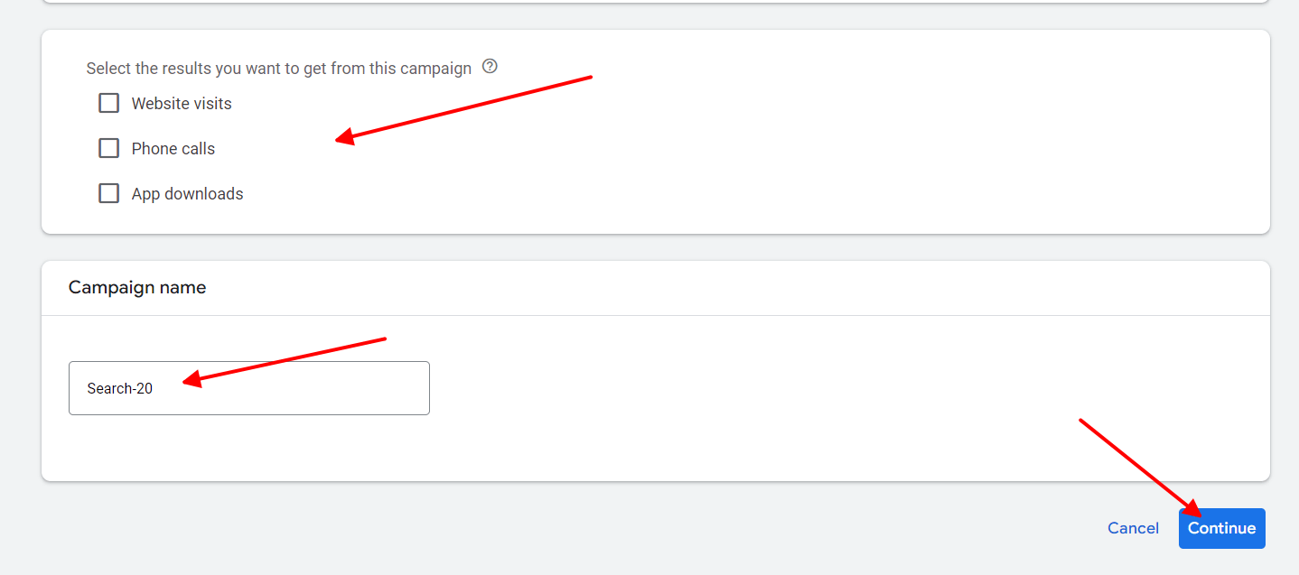 google ads campaign name