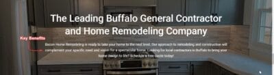Landing Page Key Benefits Sample - Google Ads for Countertop Services