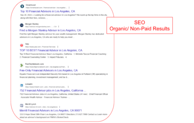 SEO for Financial Advisors and Financial Planning Services 