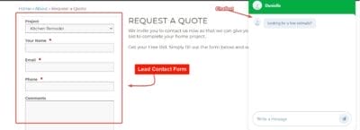 Short Lead Form Sample - Google Ads for Architects