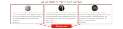 Testimonials Sample - Google Ads for Architects