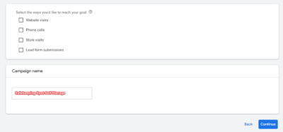 Self Storage Campaign Name