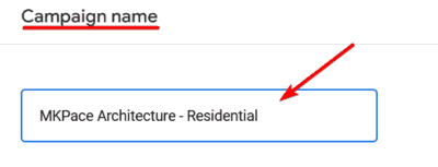Campaign Name Sample