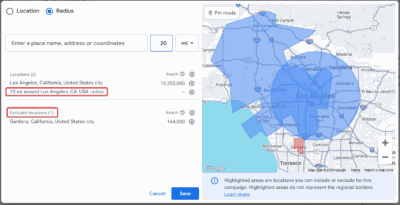 Google Ads for Auto Detailing excluding locations or regions