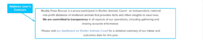 Address Users Concerns Landing Page Example For Google Ads for Animal Rescue Services