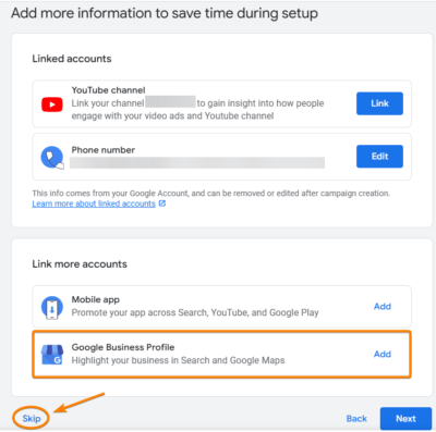Link Accounts