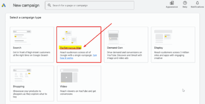 Performance Max Campaign