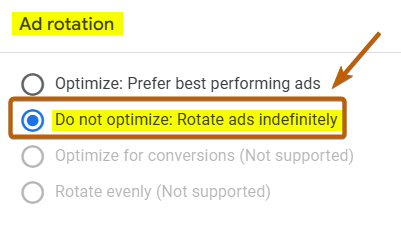 Ad Rotation