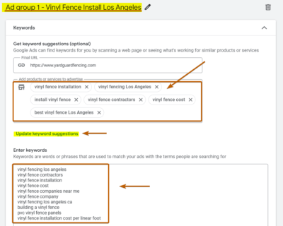 Ad Group Sample