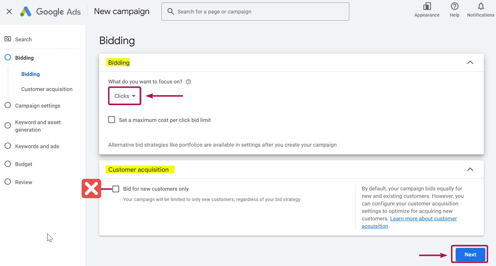 Bidding Strategy