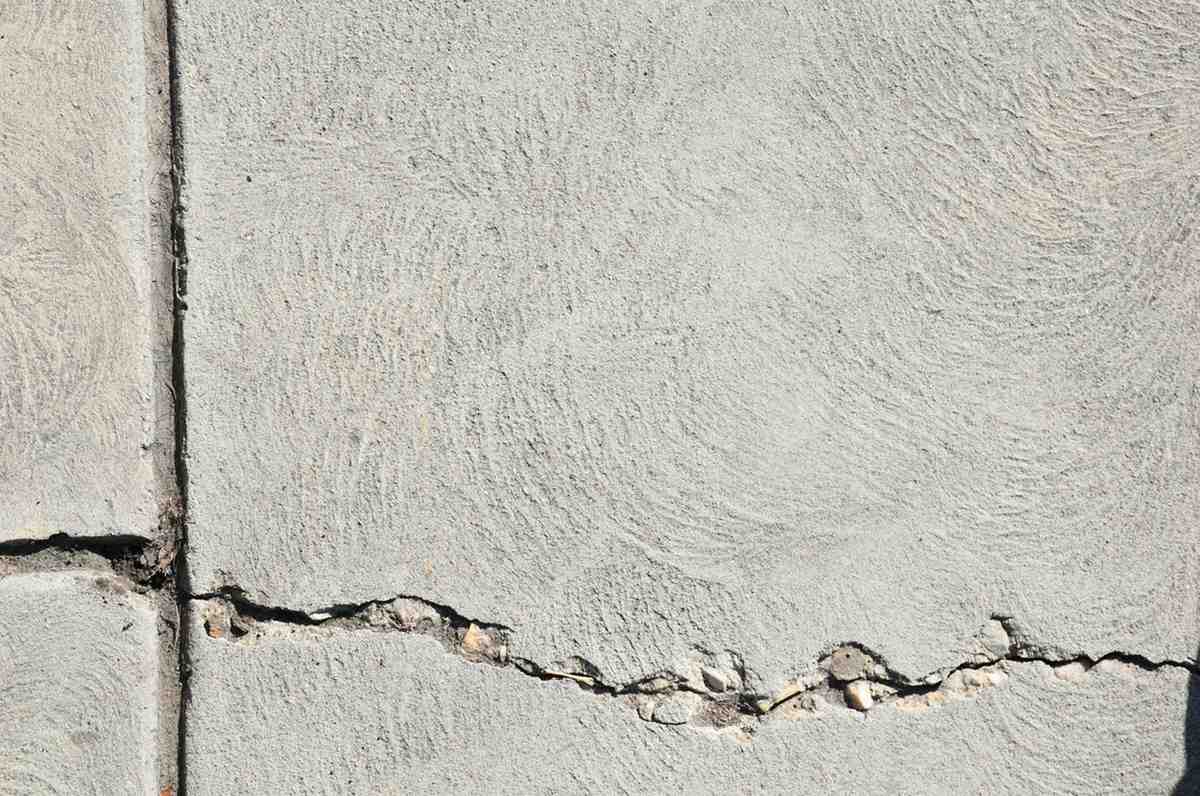 Cracked Concrete Wall