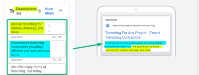 Descriptions Ad Copy Sample