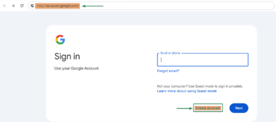 Gmail Sign in