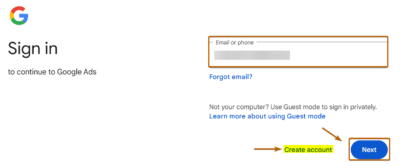 Gmail Sign in