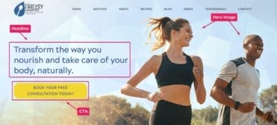 Headline Landing Page Sample