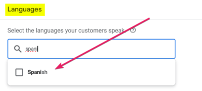 Language Setting