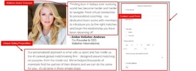 Lead Form Landing Page Sample