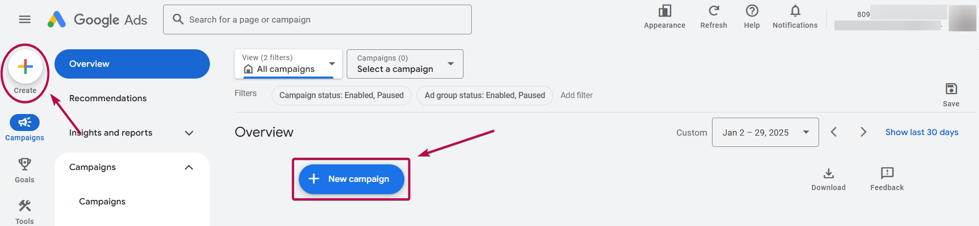 New Campaign