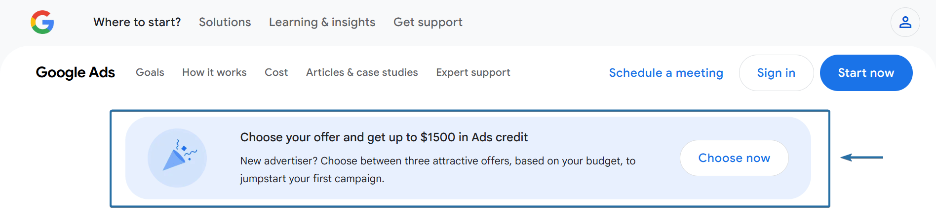 Campaign Start Up Offers