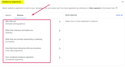 Audience Segments