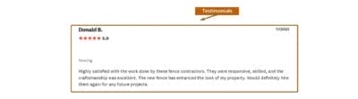 Social Proof Landing Page Sample