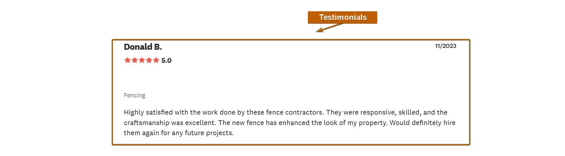 Social Proof Landing Page Sample