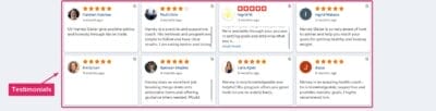 Testimonial Landing Page Sample