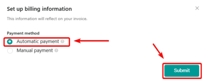 Billing Automatic Payment