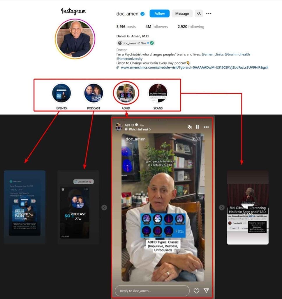 Instagram Highlights Sample