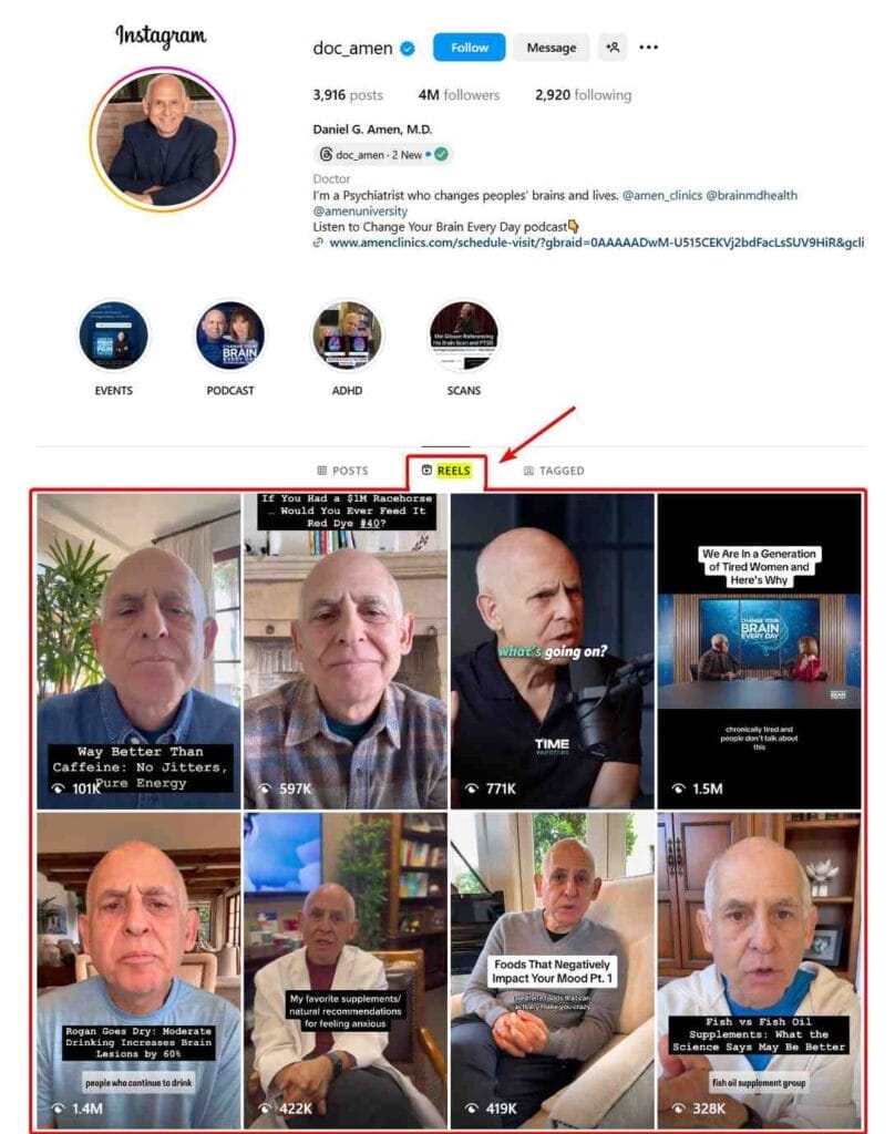 Instagram Reels Sample