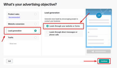 Lead Generation Campaign Objective for Tiktok Ads for Landscapers