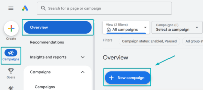 New Campaign Button