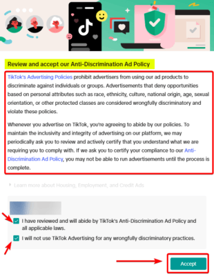 Tiktok Anti-Discrimination Ad Policy