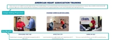 Unique Selling Proposition Landing Page Sample