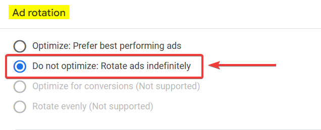 Ad Rotation