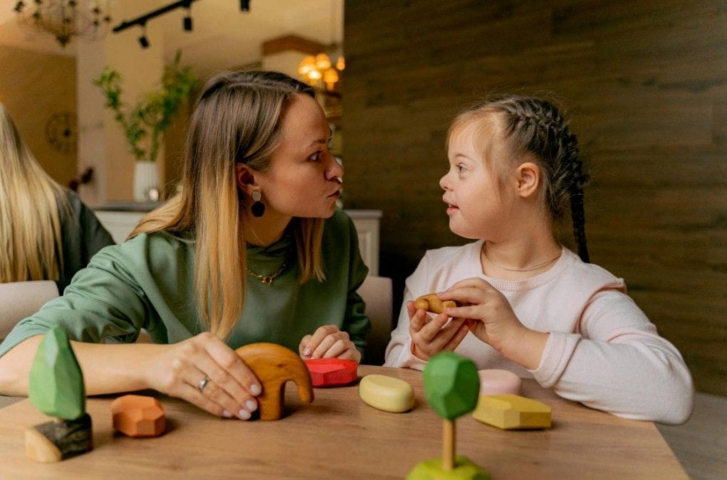 A Girl and Her Occupational Therapist