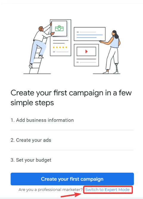 Switch to Expert Mode