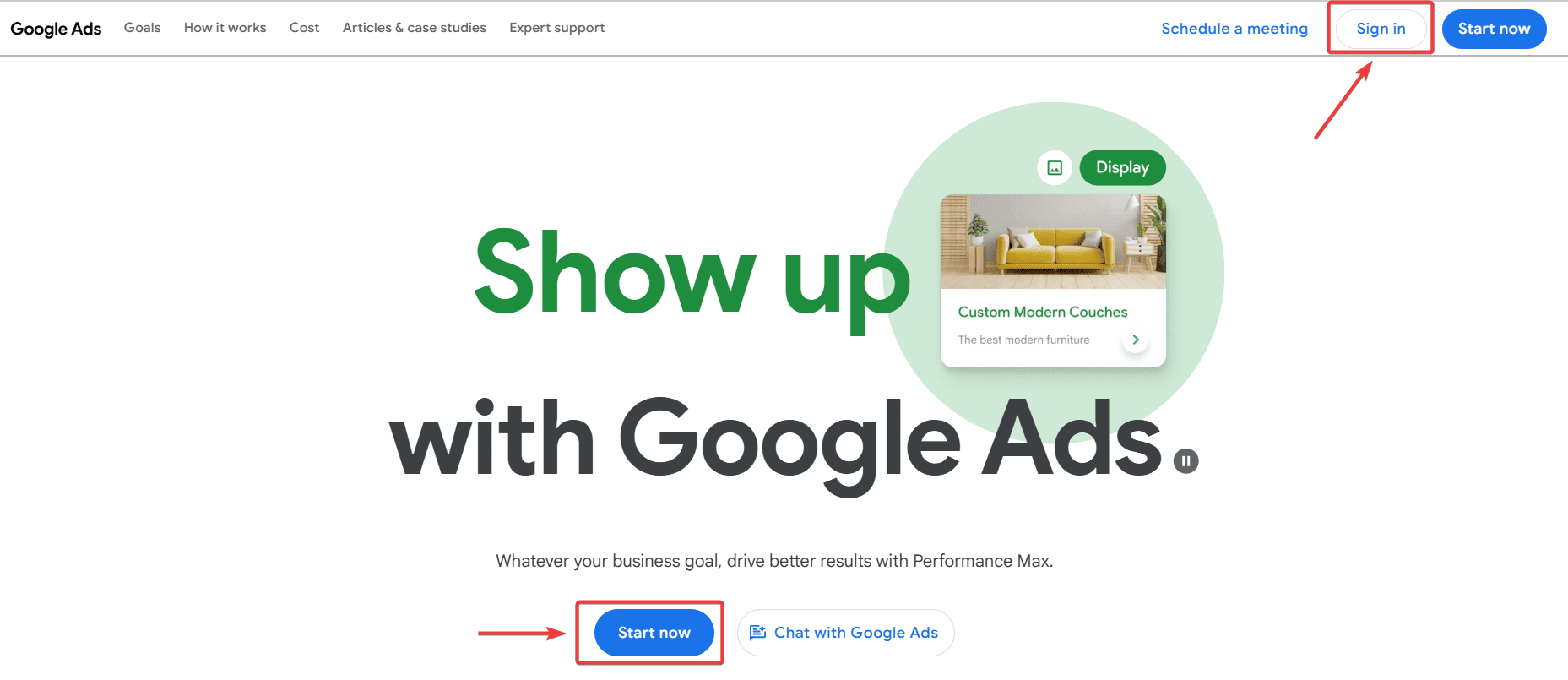 Google Ads Account Sign In