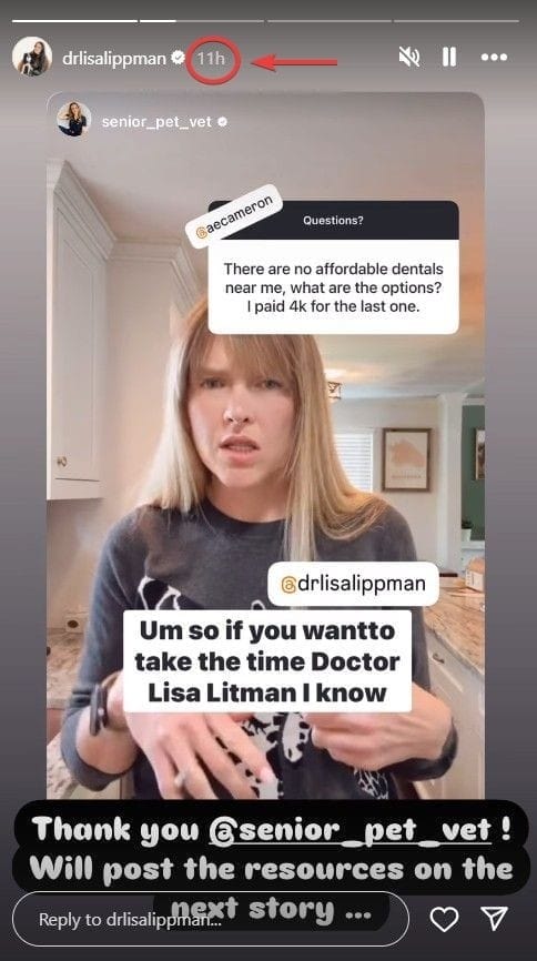 Instagram Story Sample