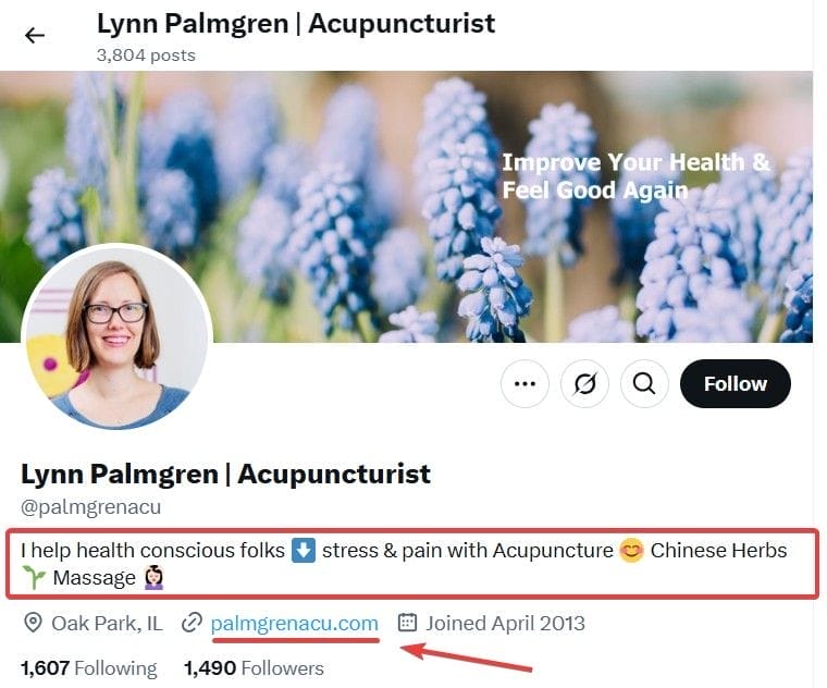 X Acupuncturists Profile