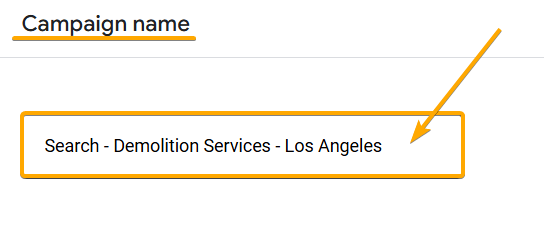 Campaign Name