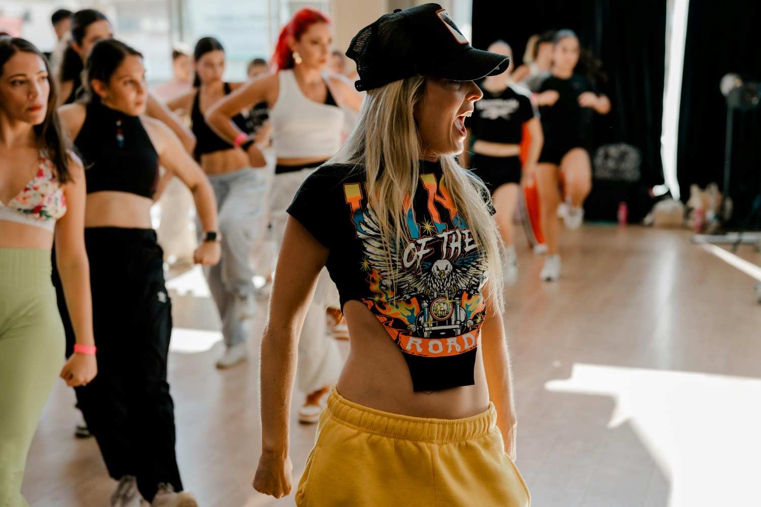 Energetic Dance Class with Diverse Participants