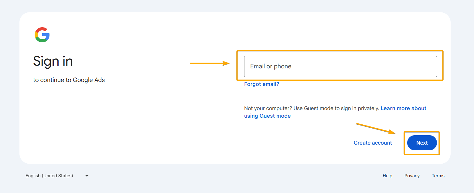 Gmail Sign in