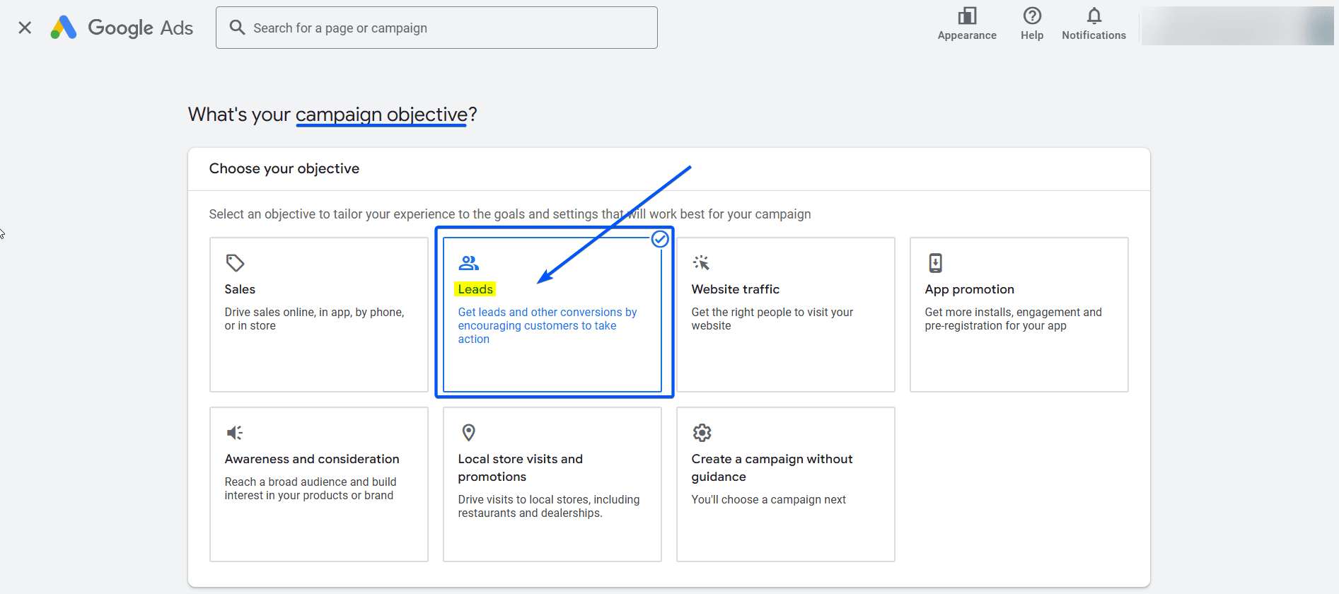 Google Ads for Dance Instruction Campaign Objective
