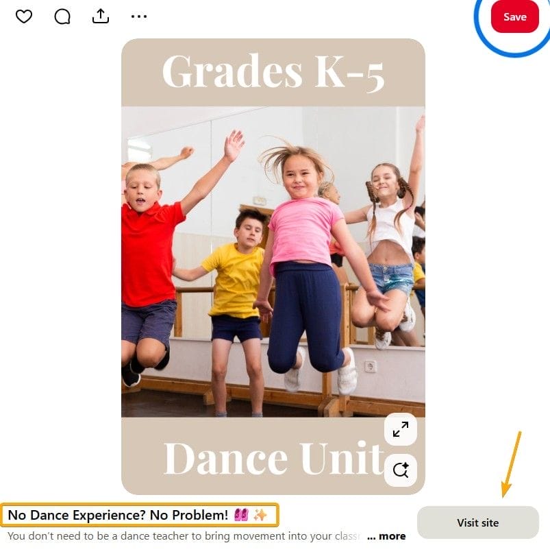 Pinterest Post Ideas for Dance Studio