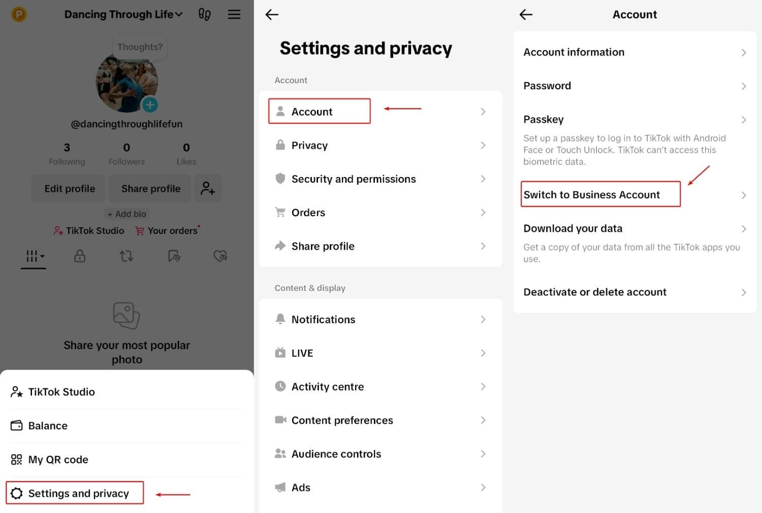 Tiktok Mobile Setup