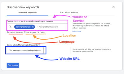 Keyword search