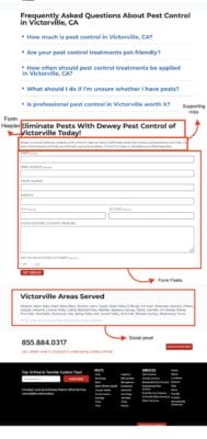landing page 